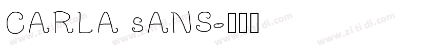 CARLA sANS字体转换